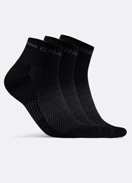 Craft Craft 3-paar quarter sport sokken Core Dry