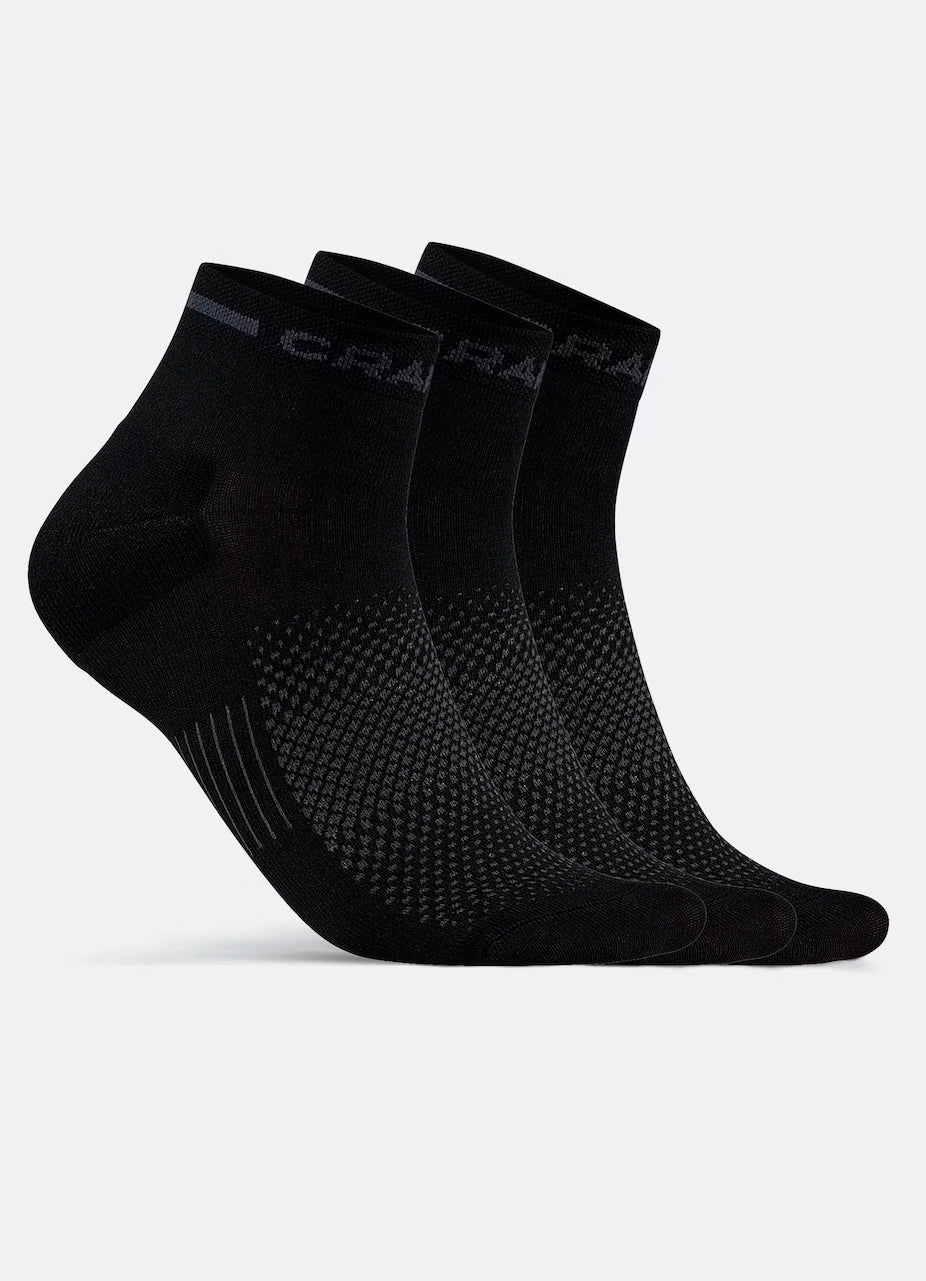 Craft Craft 3-paar quarter sport sokken Core Dry