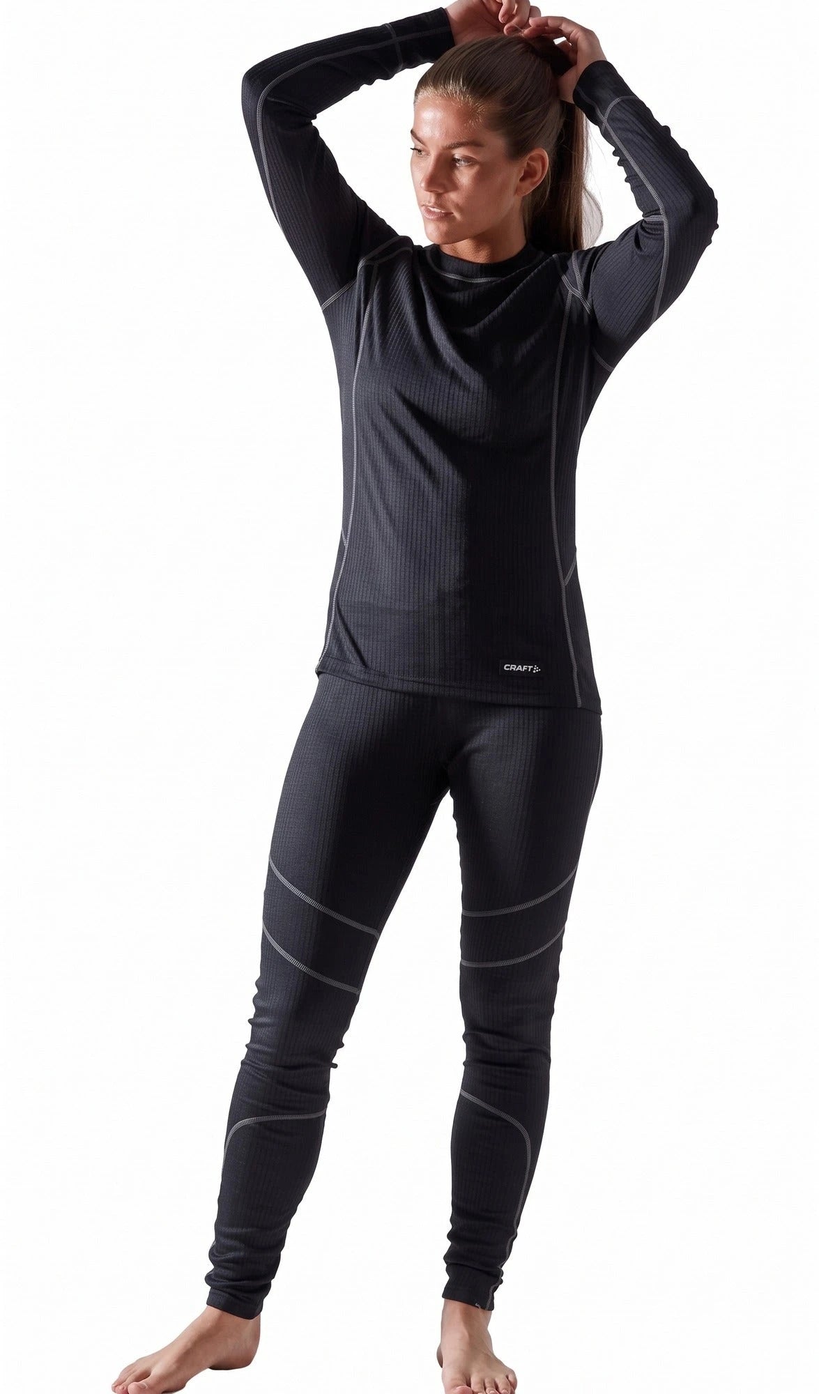 Craft Craft core dry baselayer- Dames thermoset - Graphit