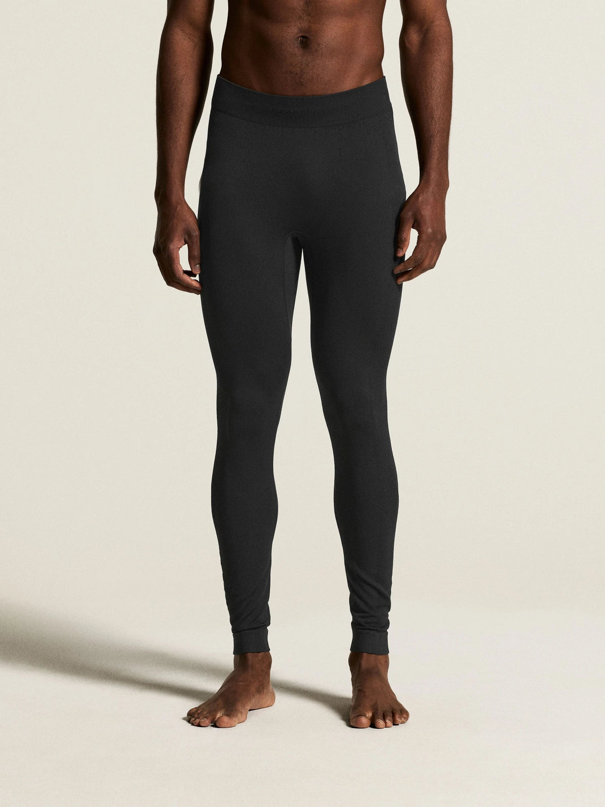 Zwart | voor | Vooraanzicht op model, zwart – Craft extra warme thermobroek heren - Warm Comfort