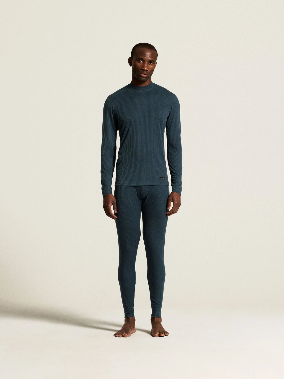 Night | voor | Vooraanzicht op model, shirt en broek, night – Craft thermoset heren shirt en broek - Baselayer Set 2