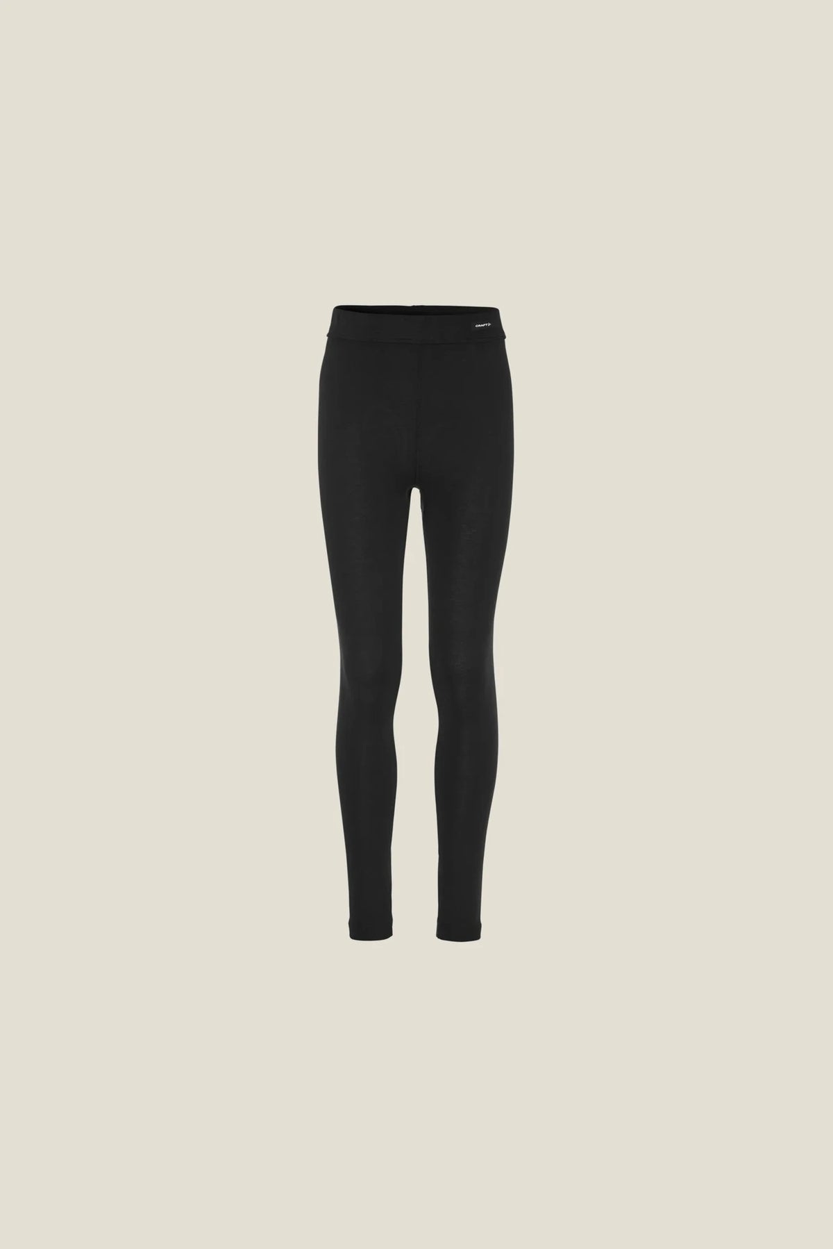 Zwart | packshot | Packshot, zwart – Craft thermobroek kinderen - Thermal Baselayer JR