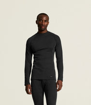 Zwart | voor | Vooraanzicht op model, zwart – Craft thermoshirt heren lange mouw - Thermal Baselayer