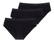 Dorina Dorina 3-pack Dames slips zwart biologisch katoen - Gianna