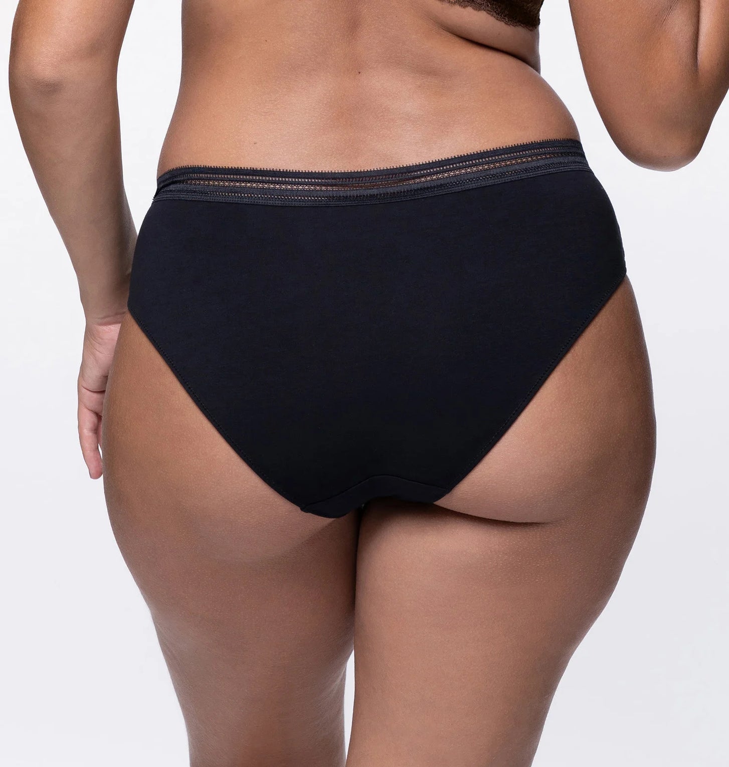 Dorina Dorina 3-pack Dames slips zwart biologisch katoen - Gianna