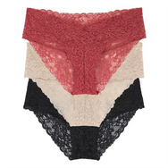 Dorina Dorina Dames slip 3-pack Kant - Lana