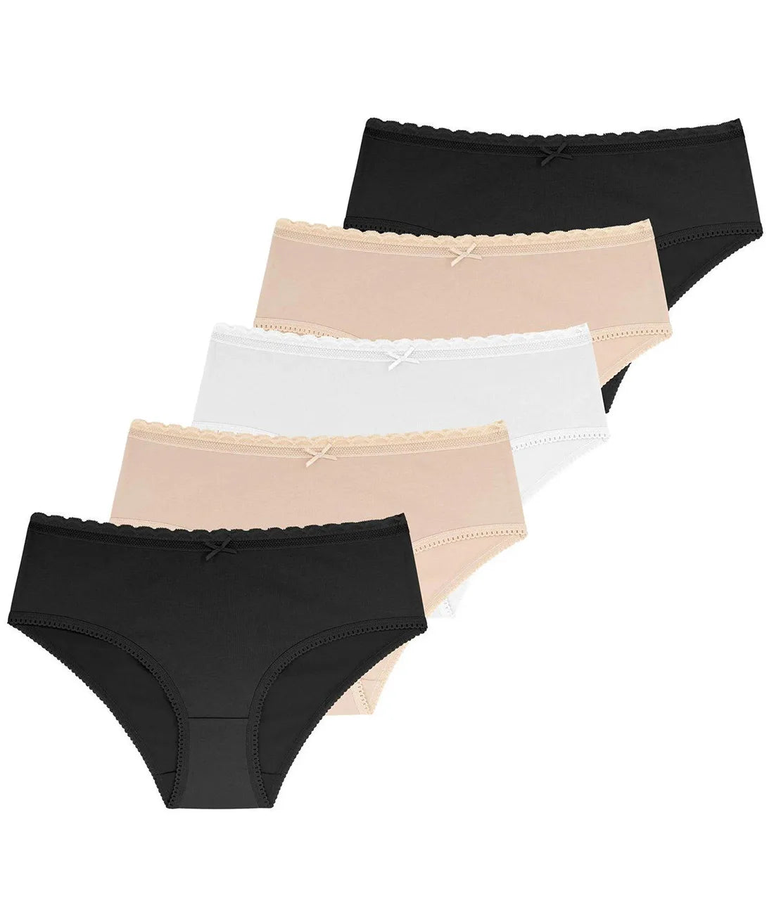 Dorina Dorina Dames slip 5-pack Basic Naomi - ondergoed dames