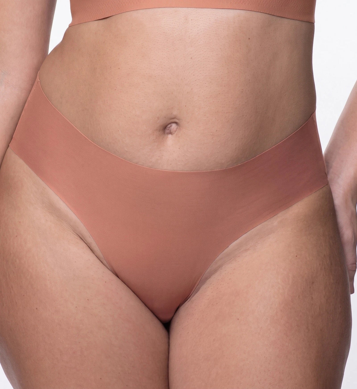 Roze | voor | Vooraanzicht, roze – Dorina naadloze slip Airlite Eco - Hipster Classic