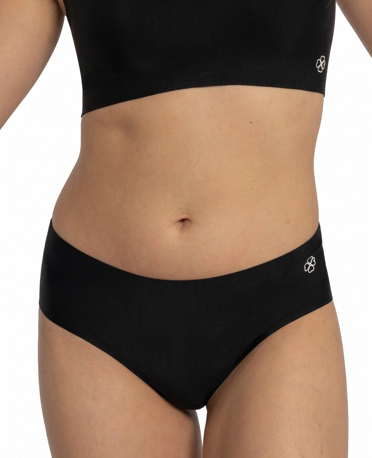 Zwart | voor | Vooraanzicht, zwart – Dorina naadloze slip Airlite Eco - Hipster Classic