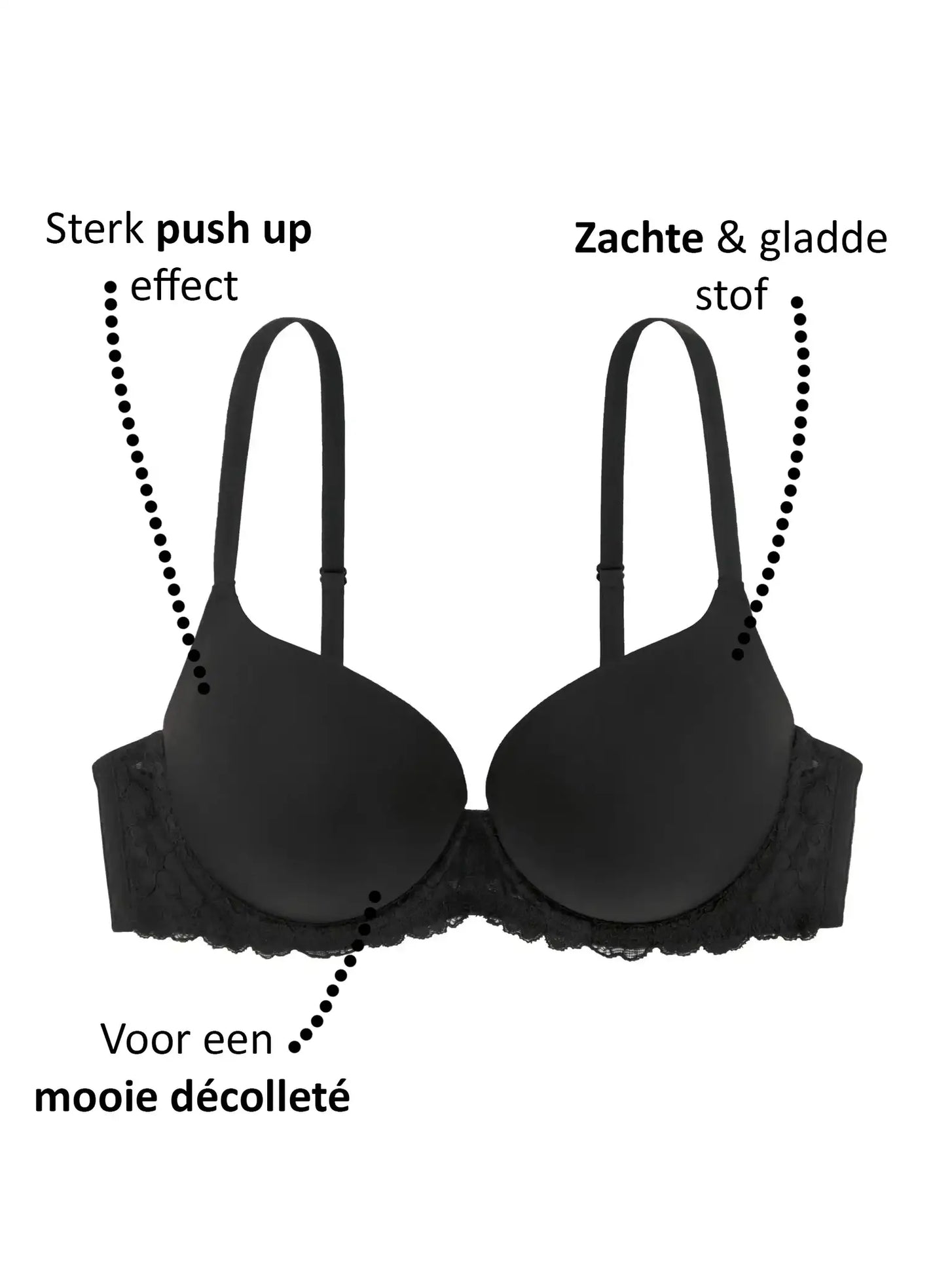 Dorina Dorina sterke Push Up BH - Claire