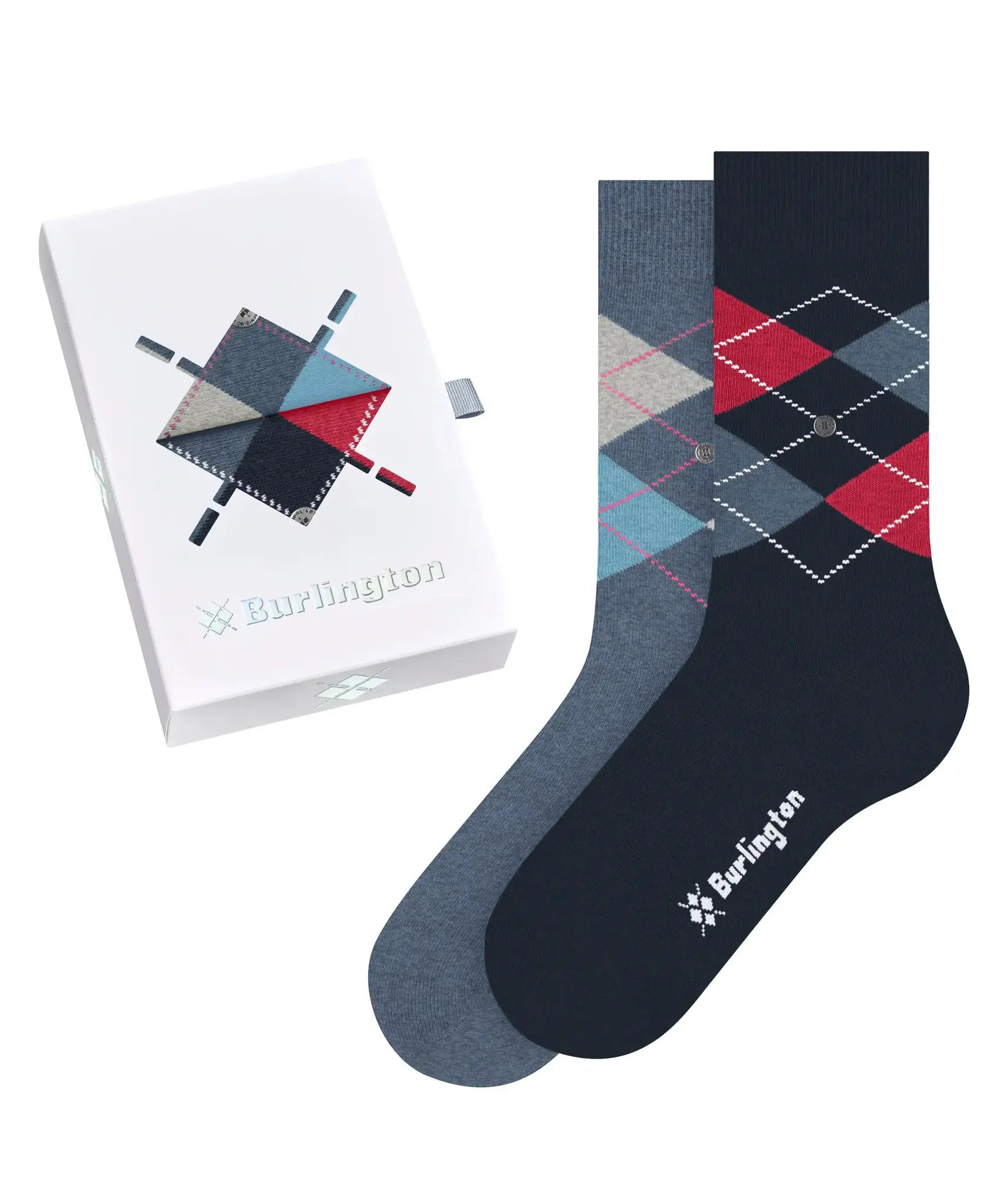 Falke Burlington 2-paar dames sokken - Cadeau verpakking