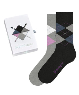 Falke Burlington 2-paar dames sokken - Cadeau verpakking