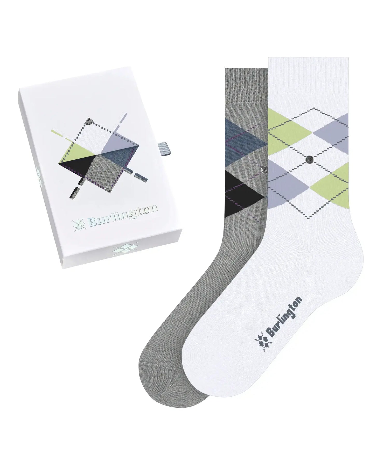 Falke Burlington 2-paar dames sokken - Cadeau verpakking