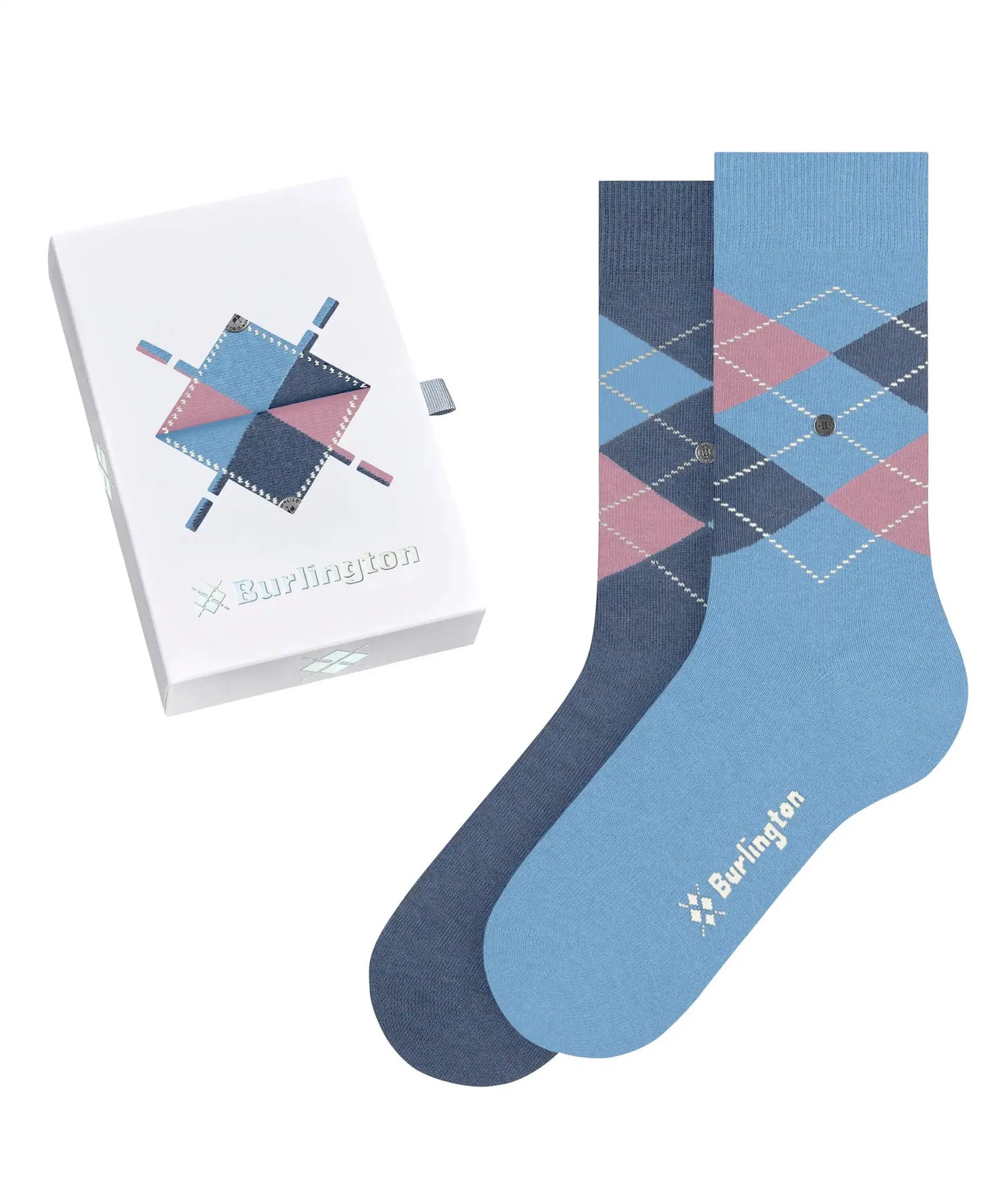 Falke Burlington 2-paar dames sokken - Cadeau verpakking