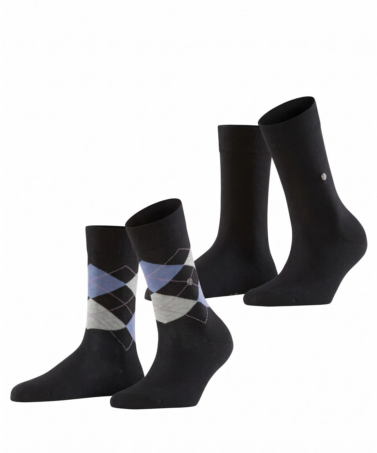 Falke Burlington 2-paar everyday dames sokken katoen