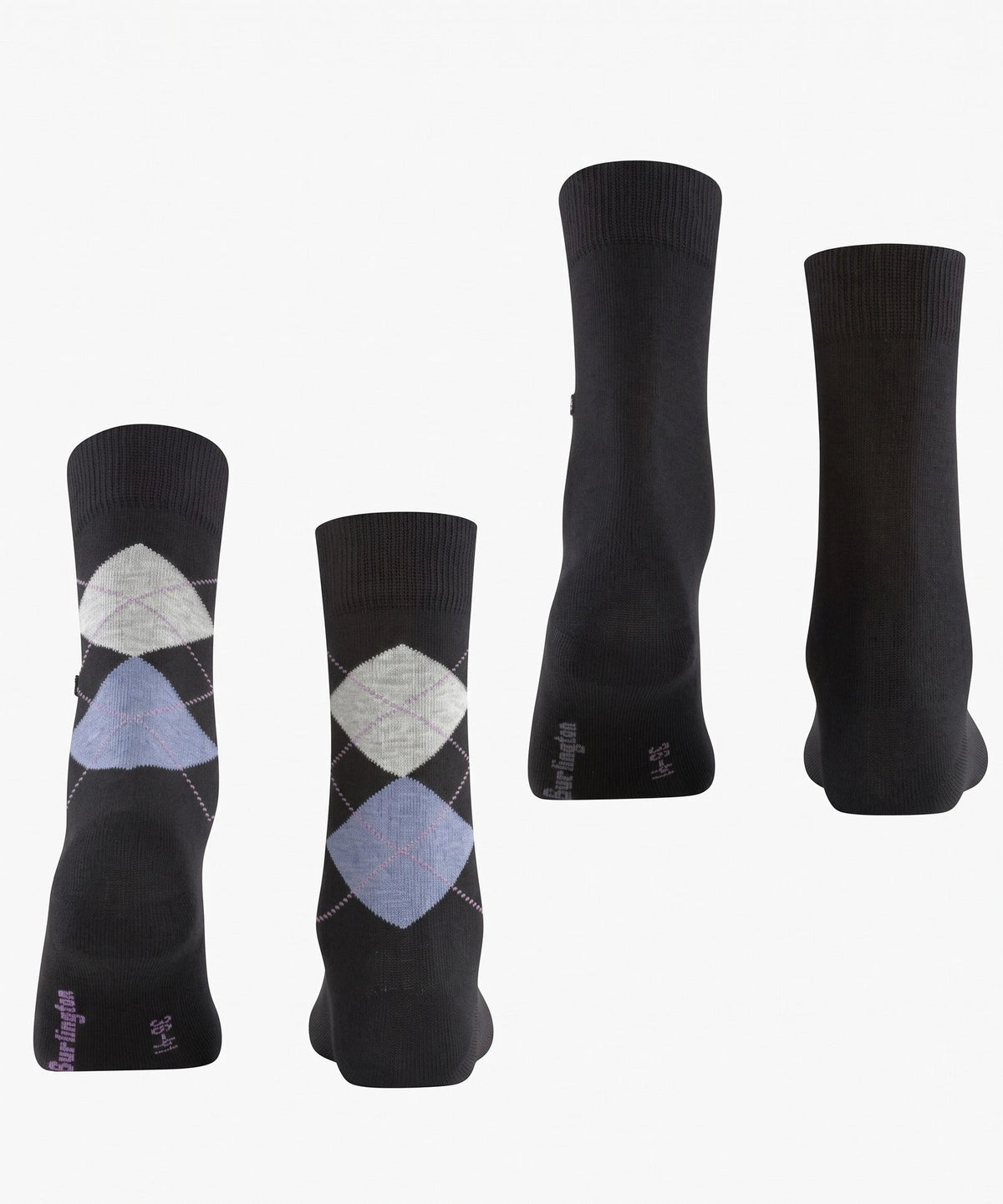 Falke Burlington 2-paar everyday dames sokken katoen