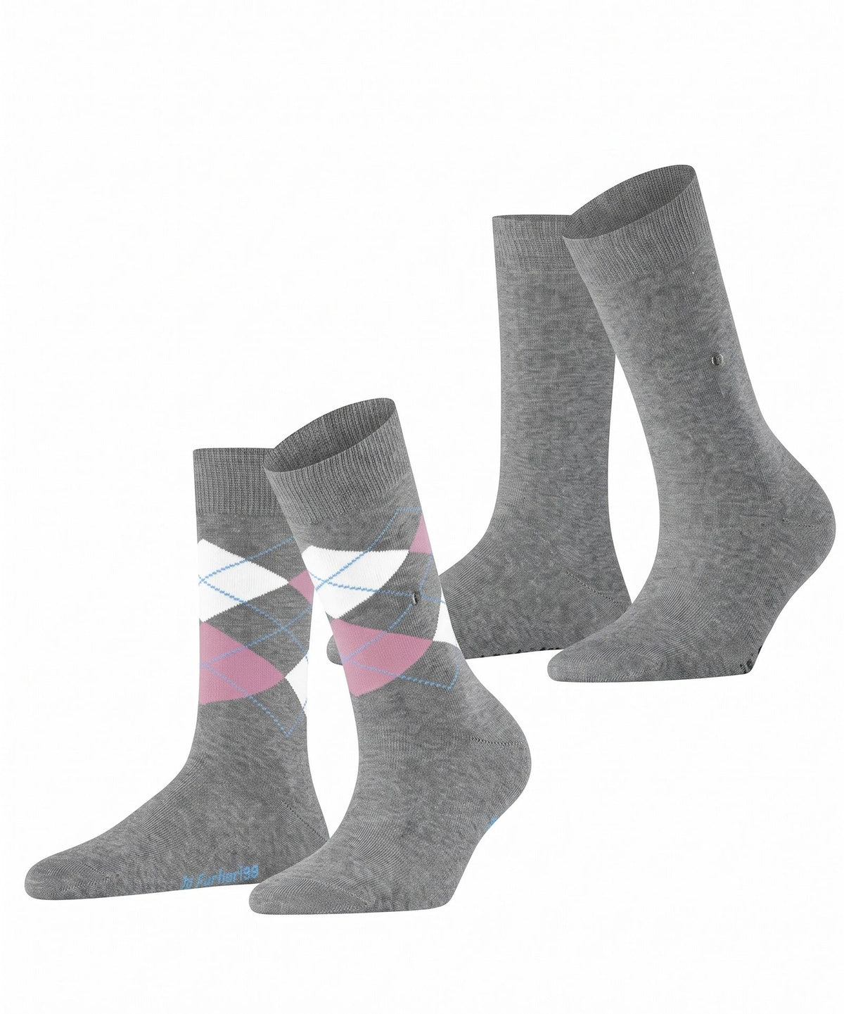 Falke Burlington 2-paar everyday dames sokken katoen