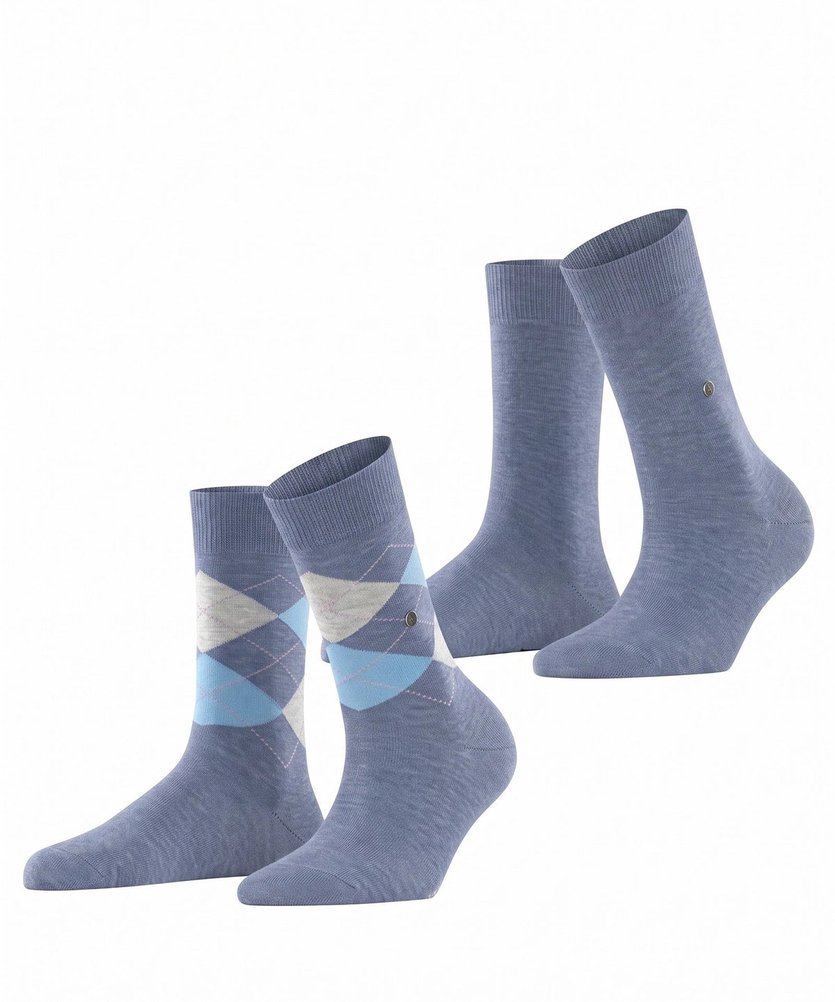Falke Burlington 2-paar everyday dames sokken katoen