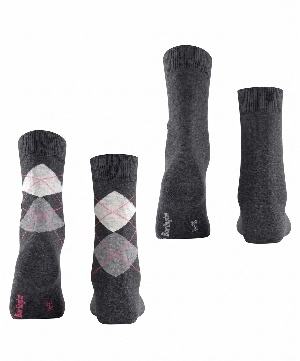 Falke Burlington 2-paar everyday dames sokken katoen