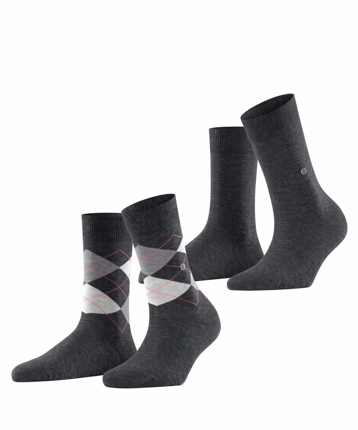 Falke Burlington 2-paar everyday dames sokken katoen