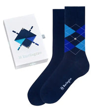 Falke Burlington 2-paar heren sokken - Cadeau verpakking - Gift Box