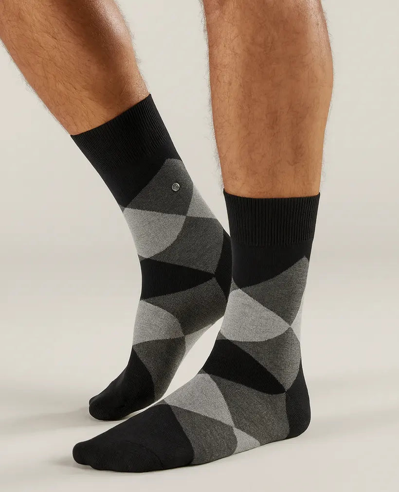 Falke Burlington Clyde Hoge Heren Sokken - Katoen