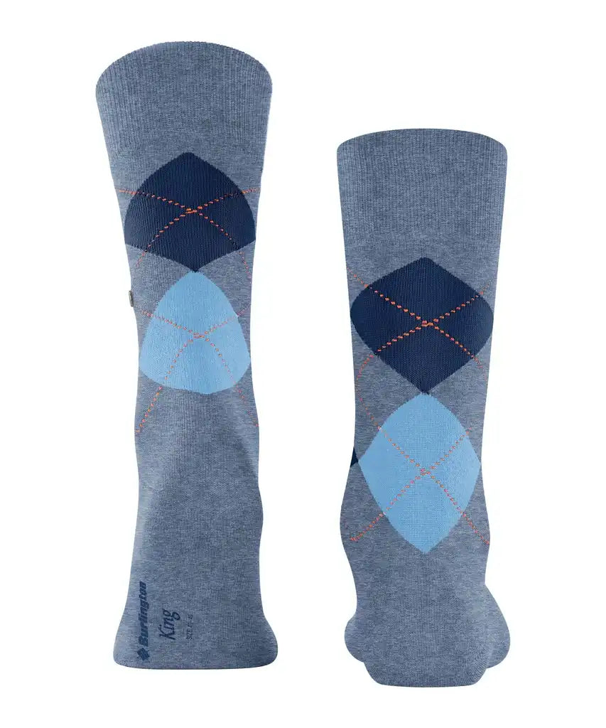 Falke Burlington King Hoge Heren Sokken - Katoen