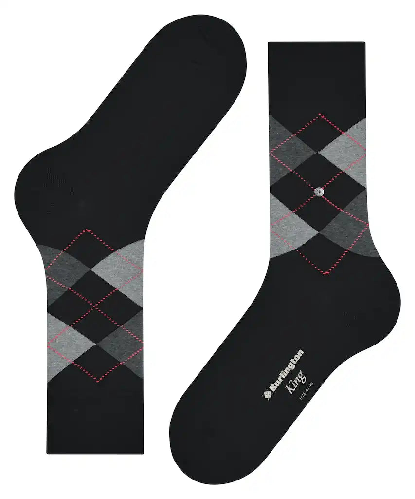 Falke Burlington King Hoge Heren Sokken - Katoen