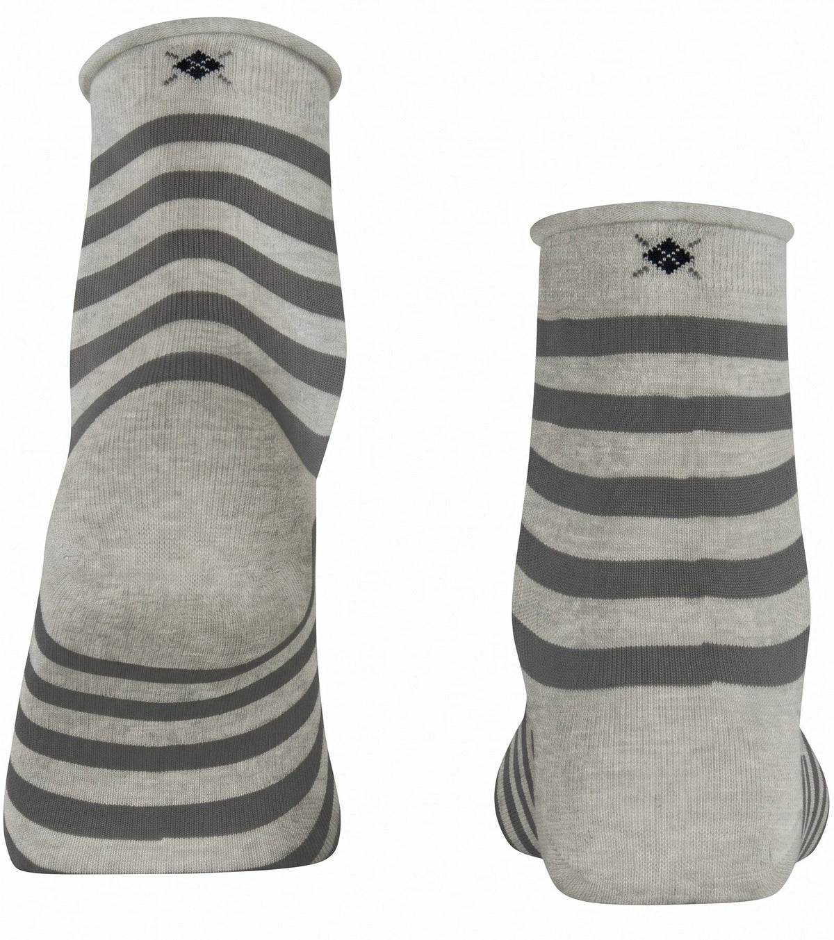 Falke Burlington Swansea dames korte sokken - Biologisch katoen