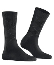 Falke Burlington Wollen dames Lurex glitter sokken - Marylebone