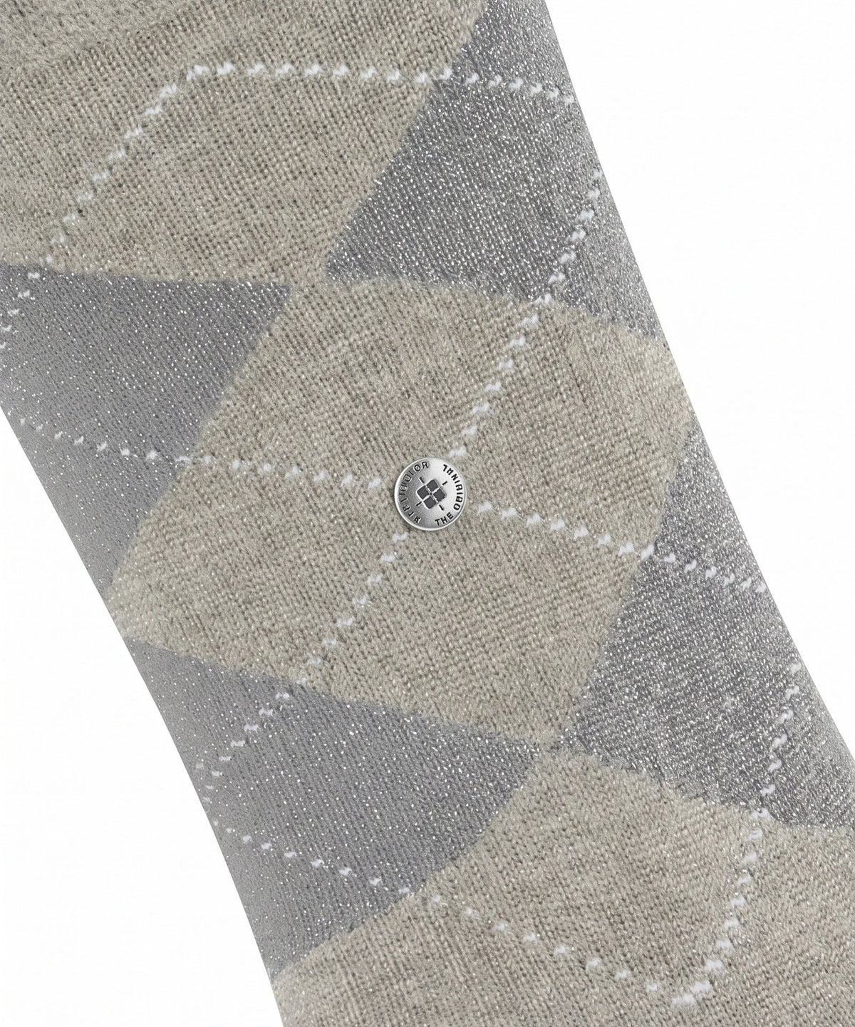 Falke Burlington Wollen dames Lurex glitter sokken - Marylebone