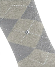 Falke Burlington Wollen dames Lurex glitter sokken - Marylebone