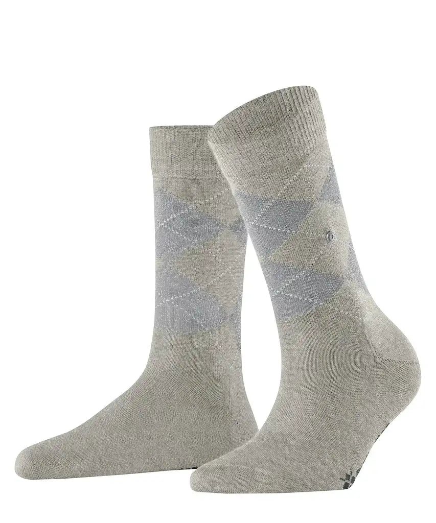 Falke Burlington Wollen dames Lurex glitter sokken - Marylebone