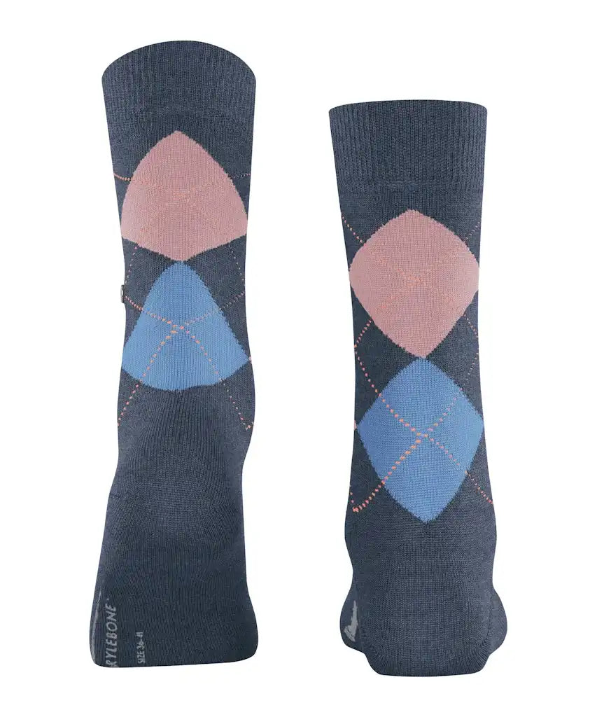 Falke Burlington Wollen dames sokken - Marylebone