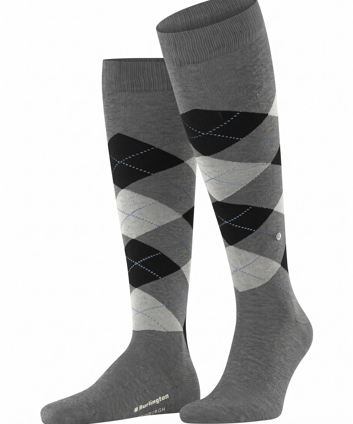 Falke Burlington Wollen kniekous heren - Edinburgh