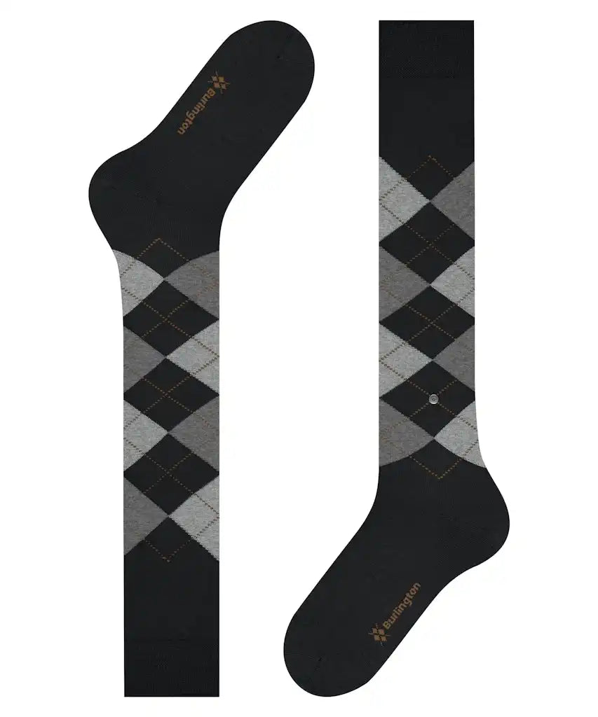 Falke Burlington Wollen kniekous heren - Edinburgh