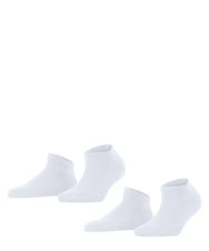 Falke FALKE 2-paar Happy dames sneakersokken - Katoen