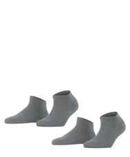 Falke FALKE 2-paar Happy dames sneakersokken - Katoen
