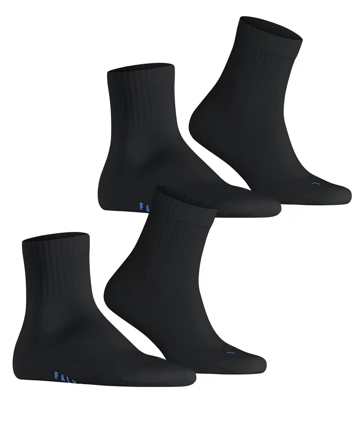 Falke FALKE 2-paar Run ribbel korte sokken