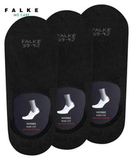 Falke FALKE 3-paar Step High - heren footies met anti slip - Kousenvoetjes