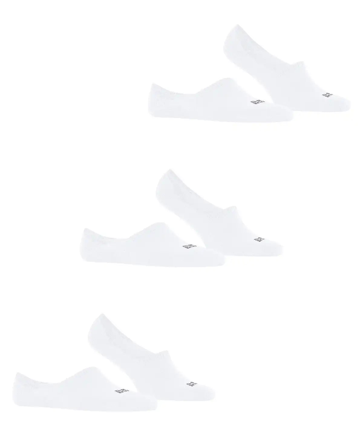 Falke FALKE 3-paar Step High - heren footies met anti slip - Kousenvoetjes