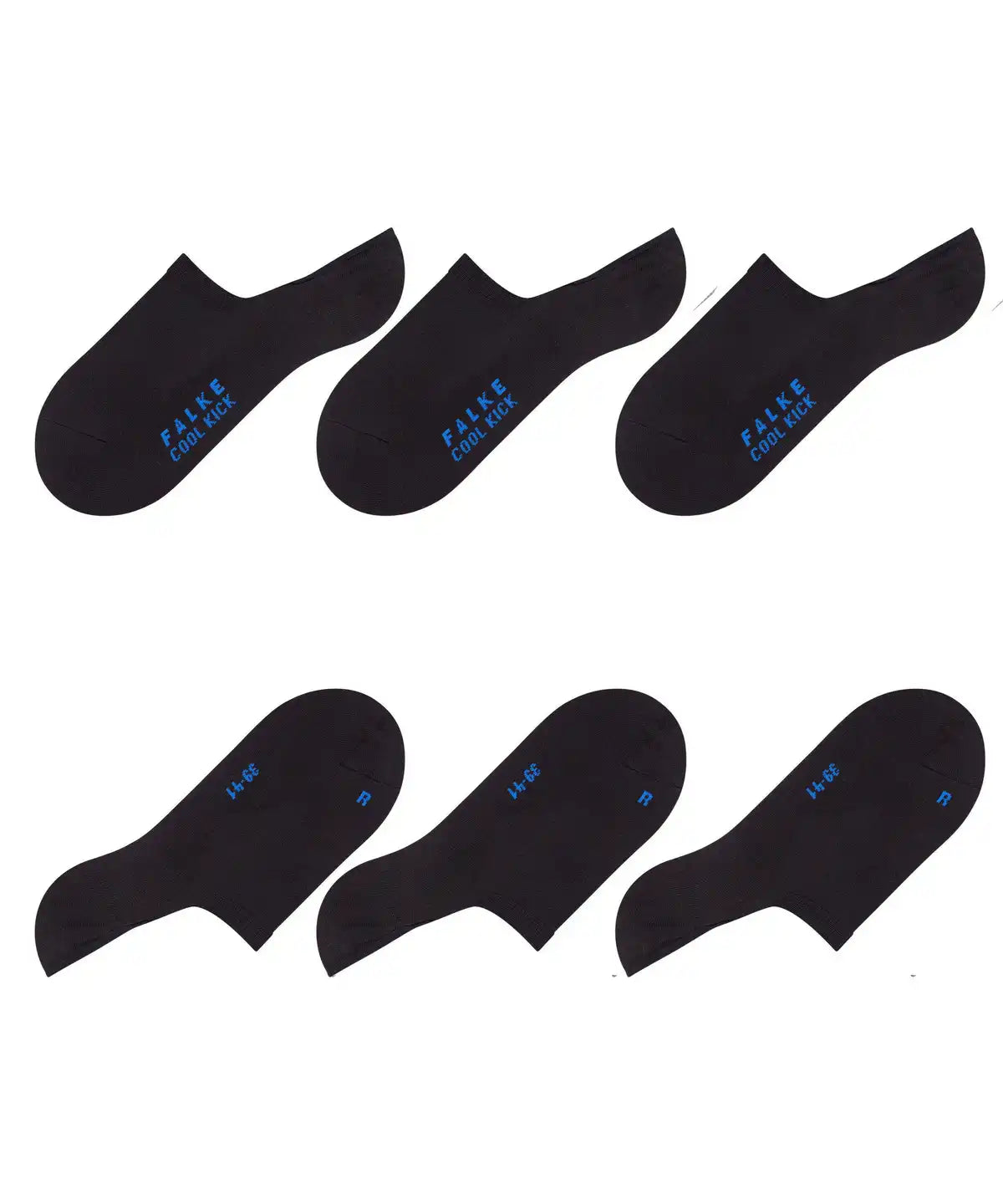 Falke FALKE 3-paar unisex Footies die niet afzakken - Cool Kick
