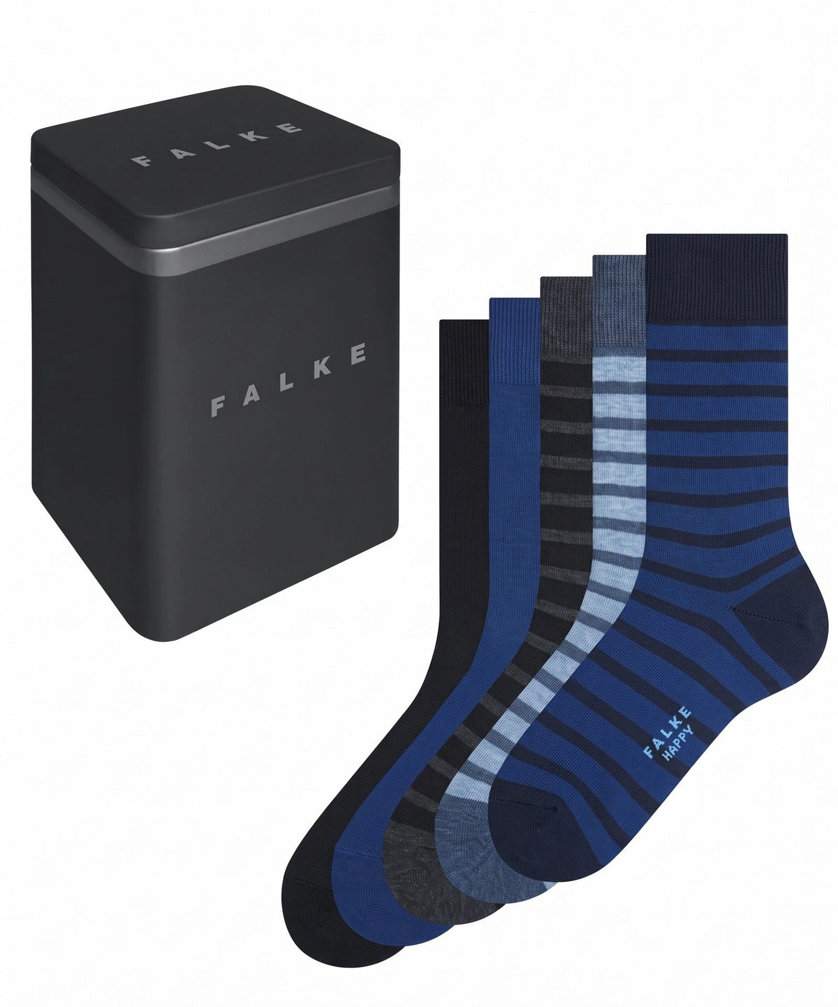 Falke FALKE 5-paar heren sokken - Happy Box Cadeau set