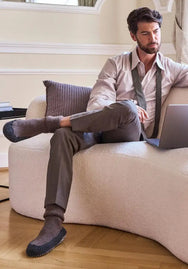 Falke FALKE Cosyshoe pantoffels - Anti slip sokken heren - Huissokken