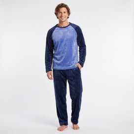 Gaubert heren pyjama coral fleece - Raglan