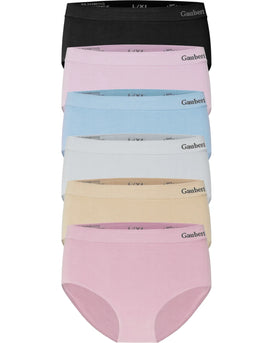 Gaubert 6-pak bamboe heup slips dames