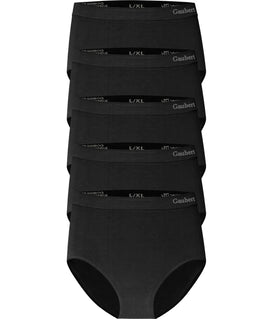 Gaubert 6-pak bamboe taille slips dames