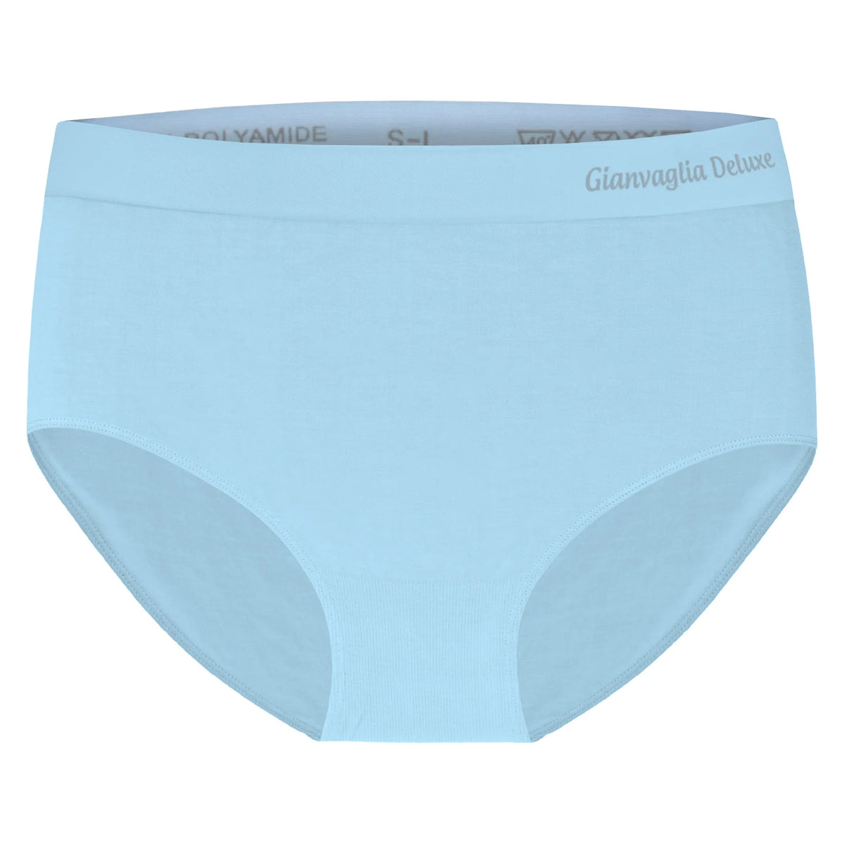 Pastel mix | packshot | Packshot, lichtblauw – Gianvaglia 6-pack naadloze dames slips microfiber - Pastel