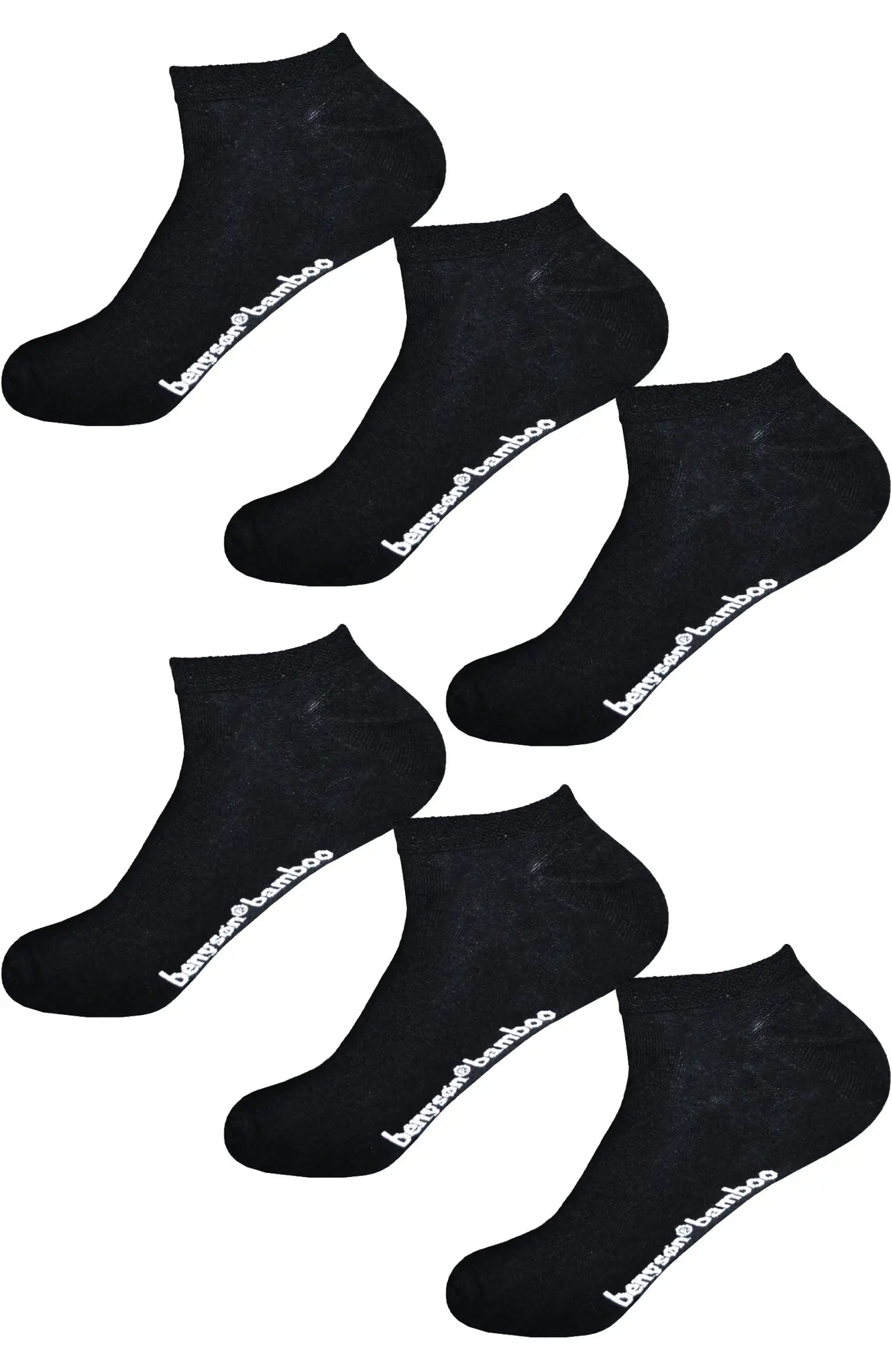 Holland underwear BENYSØN 6-paar Bamboe sneakersokken - Naadloos - Unisex