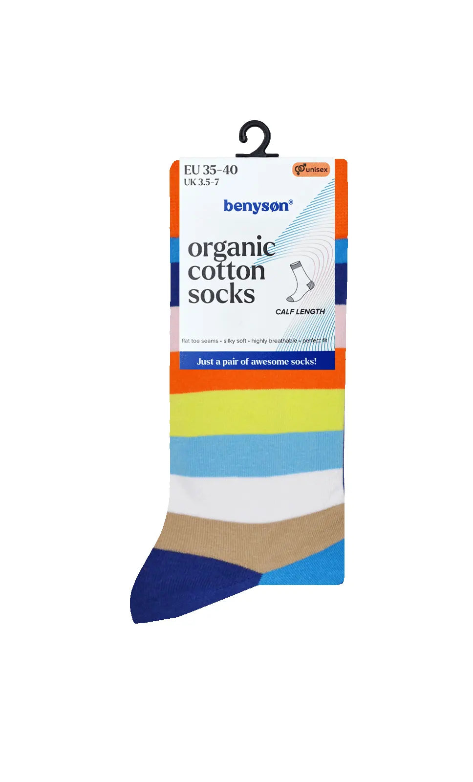 Holland underwear Benyson Sokken Regenboog - Organisch katoen 1- Paar